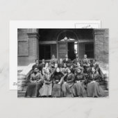 Carte Postale Étudiants de l'Université Fisk : 1899 (Devant / Derrière)