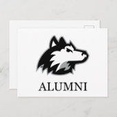 Carte Postale Étudiants de NIU Huskies (Devant / Derrière)