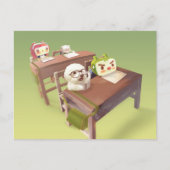 Carte Postale Étudier dur (Devant)