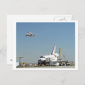 Carte Postale Étudier sur piste avec Columbia sur SCA Overhea (Devant / Derrière)