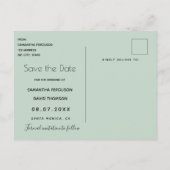 Carte Postale Eucaluptus mariage de verdure fleurie enregistrer  (Dos)