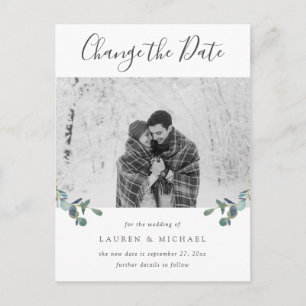 Carte Postale Eucalyptus Crest Aquarelle Photo Changement de dat