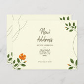 Carte Postale Eucalyptus minimal Feuille Faire-part de verdure (Devant / Derrière)