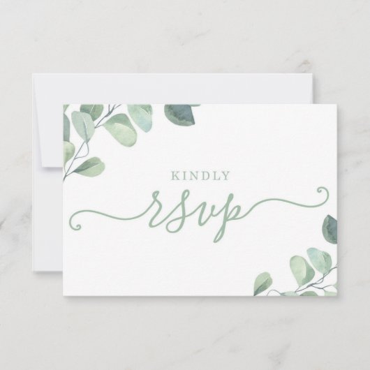 Carte postale Eucalyptus RSVP (Devant)