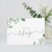 Carte postale Eucalyptus RSVP (Debout devant)