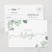 Carte postale Eucalyptus RSVP (Devant / Derrière)