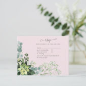 Carte Postale Eucalyptus Verdure Mariage Foliage Bébés Respirer (Debout devant)