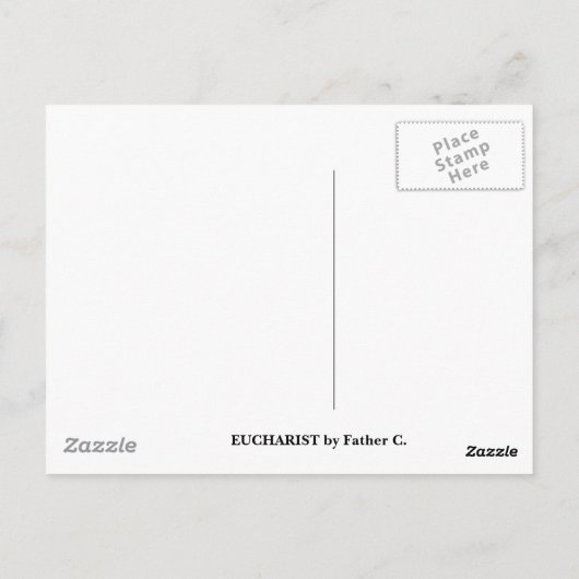 Carte Postale Eucharistie II (Dos)