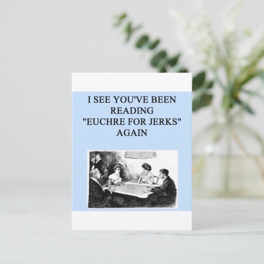 CARTE POSTALE EUCHRE (Debout devant)