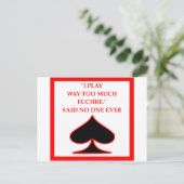 CARTE POSTALE EUCHRE (Debout devant)