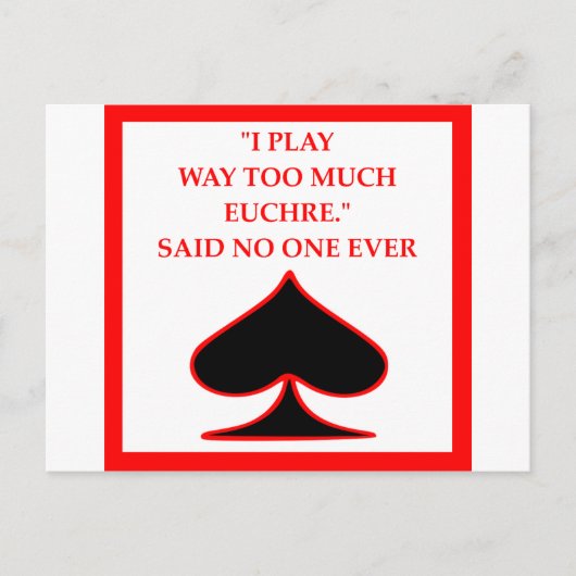 CARTE POSTALE EUCHRE (Devant)