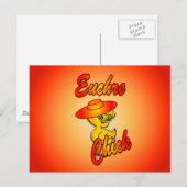 Carte Postale Euchre Chick #5 (Devant / Derrière)