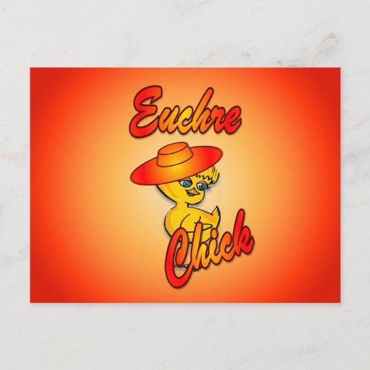 Carte Postale Euchre Chick #5 (Devant)