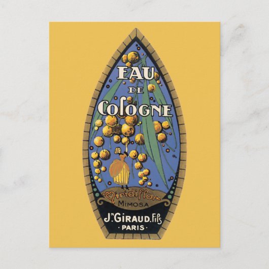 Carte Postale Eud De Cologne Mimosa (Devant)