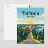 Carte Postale Eufaula États-Unis (Devant / Derrière)