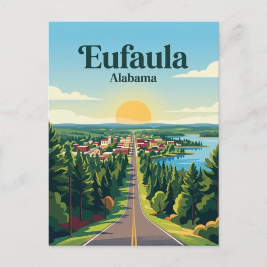 Carte Postale Eufaula États-Unis (Devant)
