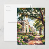 Carte Postale Eufaula États-Unis (Devant / Derrière)