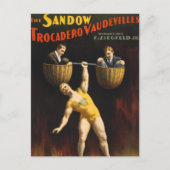 Carte Postale Eugen Sandow l'haltérophile de vaudeville Sandow (Devant)