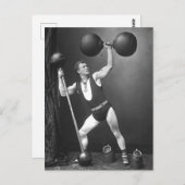 Carte Postale Eugen Sandow Strongman (Devant / Derrière)
