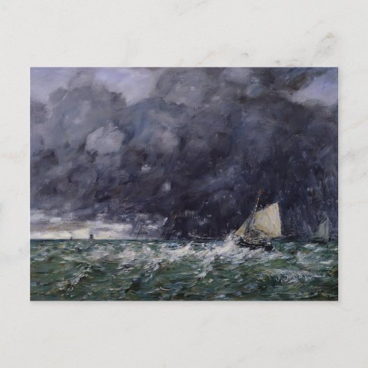 Carte Postale Eugene Boudin - Mer Brute (Devant)