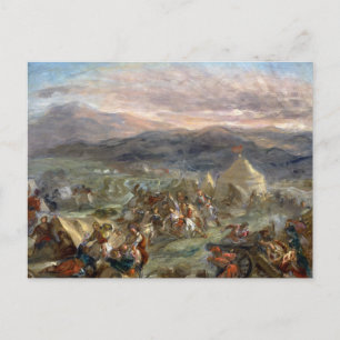 Carte Postale Eugene Delacroix - Botzaris Surprend les Turcs