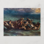 Carte Postale Eugène Delacroix - Le naufrage de Don Juan (Devant)