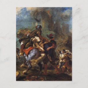 Carte Postale Eugene Delacroix - L'enlèvement de Rebecca