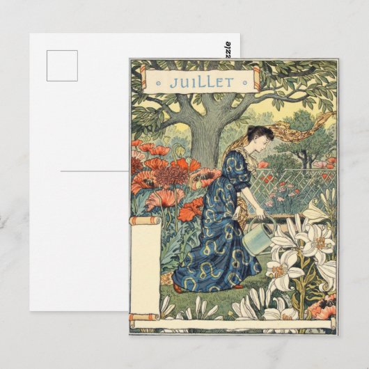 Carte Postale Eugène Grasset (Devant / Derrière)