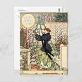 Carte Postale Eugène Grasset, février (Devant / Derrière)