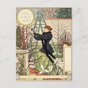 Carte Postale Eugène Grasset, février