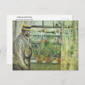 Carte Postale Eugene Manet à l'île de Wight, Berthe Morisot (Devant / Derrière)