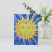 Carte Postale Eule Sun Owl (Debout devant)
