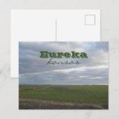 Carte Postale Eureka, Kansas Travel Paysage des Prairies (Devant / Derrière)