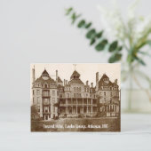 Carte Postale Eureka Springs, Arkansas Crescent Hotel vintage (Debout devant)