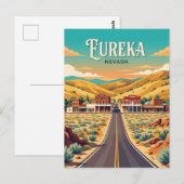 Carte Postale Eureka USA (Devant / Derrière)