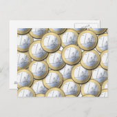Carte postale Euro Coins (Devant / Derrière)