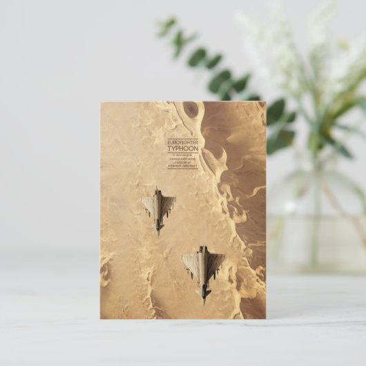 Carte postale Eurofighter Typhoon (Debout devant)