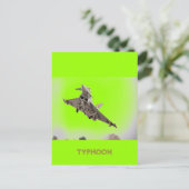 CARTE POSTALE EUROFIGHTER TYPHOON (Debout devant)