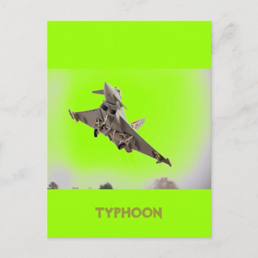 CARTE POSTALE EUROFIGHTER TYPHOON (Devant)