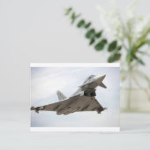 CARTE POSTALE EUROFIGHTER TYPHOON (Debout devant)
