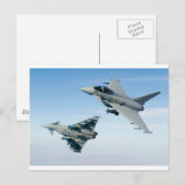 CARTE POSTALE EUROFIGHTERS (Devant / Derrière)