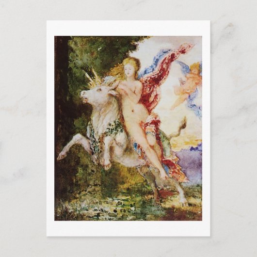 Carte Postale Europa & les arènes, Gustave Moreau Art (Devant)