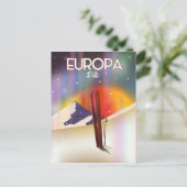 Carte Postale Europa - Lune de Jupiter Art spatial. (Debout devant)