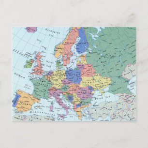 Carte postale Europe