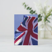 Carte Postale Europe, Angleterre, drapeau britannique (Debout devant)