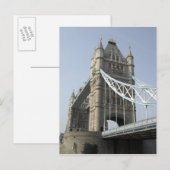 Carte Postale Europe, Angleterre, Londres. Pont Tower sur (Devant / Derrière)