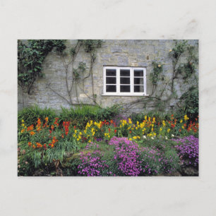 Carte Postale Europe, Angleterre, Teffont Magna. Les fleurs remp