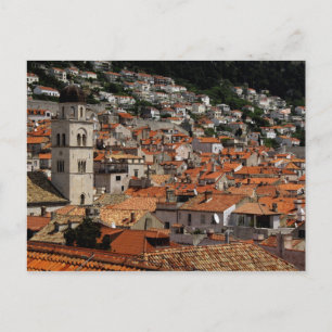 Carte Postale Europe, Croatie. Ville médiévale fortifiée de