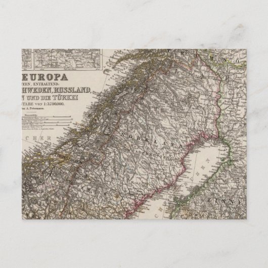Carte Postale Europe de l'Est, Norvège (Devant)