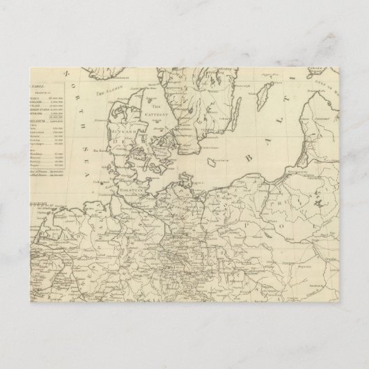 Carte Postale Europe du Nord (Devant)